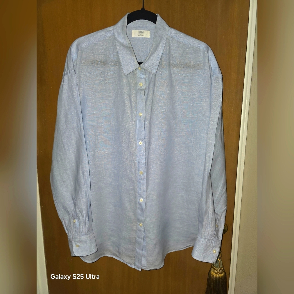 Uniqlo Linen Blouse